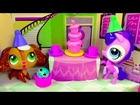 LPS Sweet Celebration Birthday Cake Party Playset Littlest Pet Shop Unboxing