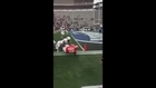 American Footballer Poops His Pants After Taking A Hit * VERTICAL CAMERA WARNING *