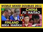 Poikkijoikki / Immonen (FIN) - Fu / Liu (CHN) ● Day 1 ● World Mixed Doubles 2011