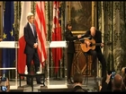 James Taylor Sings Live for France, with John Kerry in Paris