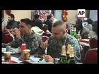 WRAP US troops in Iraq and Afghanistan celebrate Thanksgiving