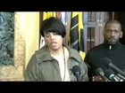 Baltimore mayor press conference on protest violence