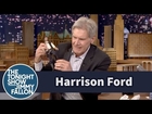 Harrison Ford Demos His Star Wars Injury Using a Hans Solo Doll