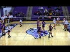 uw whitewater womens volleyball vs  stevens point portions of 1st two sets 2014 10 29