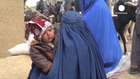 Afghanistan: families displaced by landslides given food aid