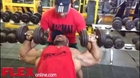 Roelly Winklaar - Shoulders And Chest Workout - 4 Weeks Out From The Arnold Classic 2014.