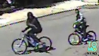 Security camera footage: teens do drive-by shooting on a bicycle in Philadelphia