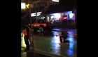 Drunk Guy Not Fighting Back - One Sided Street Fight