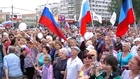 Pro-Russian activists rally for peace