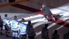 Mark Donnelly Trips Over Carpet While Singing The Canadian Anthem