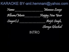 Manwa Laage Karaoke Duets-Happy New Year