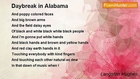Langston Hughes - Daybreak in Alabama