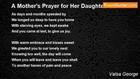Valsa George - A Mother's Prayer for Her Daughter