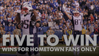 Five to Win: Things in sports only hometown fans love