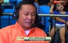 PBA Commissioner Atty.Chito Salud Apologize to PBA Fans in Polomolok South Cotabato | Alaska aces vs NLEX Road WWarriors  | February 7,2015