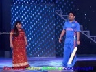 Kapil Sharma and Bharti Singh's Comedy at CCL Glam Night 2013