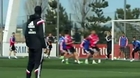 Martin Odegaard gives a perfect assist to Cristiano Ronaldo in Real Madrid training 2015