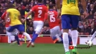 Gary Medel step on Neymar leg during Chile vs Brazil