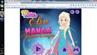Juegos Online gratis de Frozen de vestir y peinar a Elsa
