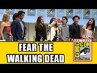 Fear The Walking Dead Comic Con Panel Cliff Curtis, Kim Dickens, Frank Dillane, Elizabeth Rodriguez